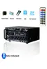 Freeshipping Bluetooth 2.0 Channel 2000W O Power HiFi Amplifier 220-240V AV AMP Högtalare Remote Control EQ Stage Karaoke for Car Home4889739