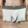 Biancheria intima traspirante con cavallo da uomo Design unico Foro per scroto Slip per lingerie Boxer a vita bassa che migliorano le mutande del naso di elefante