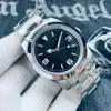 Luxury Mens Watch 41 mm arabski cyfrowe pokrętło rekreacyjne zegarki ze stali nierdzewnej Pasek Automatyczny ruch mechaniczny