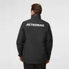 Vestes pour hommes Petronas 2024 Team Rain Jacket Nouvelle veste de course F1 pour hommes, chemise de l'équipe de Formule 1, dernière veste de pilote F1 2024-2020