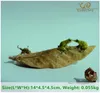 Coleção cotidiana Micro Mini Animais Jardim Fatuagens Miniaturas Frog on Leaf Animal Ação Figura Toys Ornamento Acessórios C1906562685