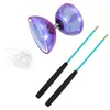 Flying Toys Kids Sticks String Toy Chinese Yoyo Toy Chinese Yoyo Kids Fiberglass Sticks Yo-Yo Diabolo 240301