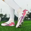 Top Quality Men Football Boots Grass Training Sport Breathable Futsal Indoor Sports Professional Shoes Women Soccer Cleats 240228