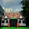 wholesale Tente de bar gonflable de pub irlandais gonflable de 12 m Lx6mWx5mH avec ventilateur pour la décoration de fête en plein air