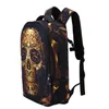 Backpack Fashion Skull Printing Designer Backpacks Students School Polyester Travel Bags 8 Color3350