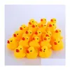Baby Toy Baby Bath Duck Toy Mini Yellow Rubber Sounds Ducks Kids Small Children Swiming Learing Toys Drop Delivery Toys Gifts Learning Dhxp1