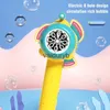 Sand Play Water Fun Baby Bath Toys Electric Bubble Gun Childrens Toy Mane Submarine Automatisk tvålblåsare Summer Outdoor Party Game Ldrn Gift H240308