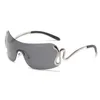 23 new frameless integrated fashionable sunglasses millennium y2k internet famous male snake head