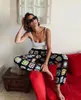 Kobiety Pants Flordevida szydełka dzika noga dla kobiet bohemian elastyczna talia wysoka flare boho