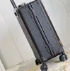 10A femmes hommes boîtier de chariot valise en cuir véritable 360 degrés roues rotatives marque de luxe bagages voyage 20 pouces sacs de sport à roues universelles