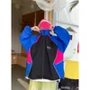 レディースジャケットヴィンテージハラジュクジャケット女性特大のジッパー韓国ファッションストリートウェアKPOPトラックウィンドブレイカーカップルルーズ