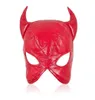 Styl Gimp Devil Mask Bondage Fetish Restraint Rollplay Cosplay Costume Party R1725501657