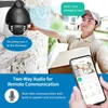 Qettopo 4K 8MP Full Metal 5G WIFI Surveillance Camera Night Vision Auto Tracking Waterproof PTZ IP Security Camhi