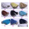 Schnurdraht 100 Teile/los 18 Farben Organza Voile Band Schnur Halsketten Anhänger Ketten 3Add1 18 44 cm Schmuck DIY Herstellung Drop Lieferung Jude Dhmjk