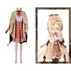 Watson amelia cosplay anime virtual vtuber hololive uniforme roupas trajes menina vestido loiro 240223