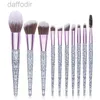 Makeup Brushes 10st Makeup Borstes Set Powder Brush Eyeshad Concealer Eyebrow Brush Cosmetic Tools With PU Bag 240308