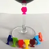 Wine Glasses 8 Silicone Glass Charms Identification Marker Reusable Cup Identifier Drinks Sign For Cocktail