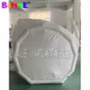 wholesale 4m di diametro + 1,5m tunnel Giardino esterno Cortile Trasparente Tunnel singolo Gonfiabile Bubble Dome Tenda da campeggio per matrimoni Tipi Teepee House