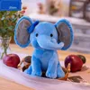 Nya fyllda djur plysch leksaksstorlek 25 cm färg baby komfort elefant figur plysch