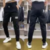 Pants Autumn Winter Tech Fleece Clothing Baggy Cargo Oversize Joggers Work Wear Trousers Brushed Jogging Plush Thicken Casual Pants