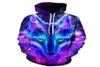 Kapuzenpullover mit 3D-Animal-Print für Jungen und Mädchen auf Cartoon, lässiges Sweatshirt, modischer Pullover, langärmeliges Oberteil, Pullover G10288694839