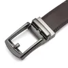 Belts Men Belt With Automatic Buckle Stylish Men's Faux Leather Micro Slide For