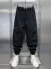 Pants Fashion Street Hiphop Wideleg Pants Large Pocket Cargo Trousers Autumn Winter Thickened Sweatpant Luxury Brand Men's Clothing