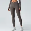 ll Leggings de Yoga pour femmes pantalons Fitness V Push Up exercice en cours d'exécution avec poche latérale gymnase sans couture pantalon serré aux fesses pêche MS0152