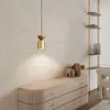 Pendant Lamps Light Luxury Solid Copper Brass Bedside Bedroom Bar Golden Wood Modern Restaurant Shops