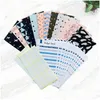 Enveloppes cadeaux Enveloppes d'argent Feuilles de budgétisation Autocollants Dépenses Tracker Notebook Planificateur de réception Binder Organisateur Poches Papeterie Drop Dhjzy