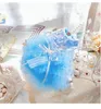 Vêtements pour chiens Haut de gamme Robe de princesse faite à la main One Piece Vêtements Fournitures pour animaux de compagnie Perle Ruban Bow Tulle Jupe Tutu Plusieurs couches Yorkie Costume