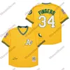 Erkek Boyut S-4XL Dikişli Gerileme Oakland Mark 25 McGwire 34 Beyzbol Forması