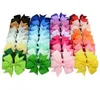 1pcs Colorful Bowknot Hairclips For Girl Kids Ribbon hair Bow Tie Hairpins4445927