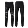 Jeans Designer Herrenjeans Jeans ksubi Jeans High Street Hole Star Patch Herren-Denimjeans mit Sternstickerei Stretch-Slim-Fit-Hose True Jeans 240308