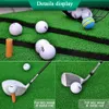 PGM 1/1,25/1,5 m Indoor Outdoor Golf Swing Trainer Artificiale Putting Green Prato Tappetini Driving Range Club Cuscino per pratica DJD002 240227