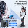 P02 360 Rotation Gimbal Stabilizer متابعة Selfie Selfie Desktop Tracking للهاتف الذكي Tiktok Livewith Remote Shutter 240229