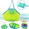 Abendtaschen Kinderspielzeug Aufbewahrungstasche Schwimmen Große zusammenklappbare Strandtasche für Handtücher Frauen Obst Gemüse Net Kleinigkeiten Organizer