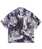 Mens t-shirt di alta qualità Flame Tiger Stampa Wacko Maria Camicia Uomo Donna Taglia EU Tessuto fresco Top Tees Grunge Abbigliamento Haikyuu