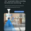 Caméra de surveillance pour bébé HONTUSEC YI IoT 5G 2.4G 5MP Wifi Surveillance PTZ Audio bidirectionnel Suivi automatique prend en charge Alexa Google Q240308