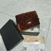 Bolso todo en uno de diseñador para mujer, nuevo bolso de hombro tipo bandolera Xiaoxiang para mujer, billetera con cadena de Caviar bordada a mano Lingge