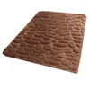 Chaps de bain -cobblestone Salle de bain en relief Coral Coralle Tapis sans glissement à la baignoire Chapeur de douche Salle de douche