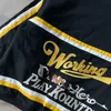 Varsity-jassen van zware stof Dames Heren 1 Kwaliteitsjassen Zwarte kleur