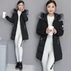 Dames Trenchcoats Lange Jas Herfst Winter Koreaanse Versie Mode Kleding Katoen Bontkraag Overjas Afslanken Vrouwen Tops En Blouses