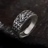 Pierścienie klastra w stylu hip hopowym retro matowe cykady tworzą oszałamiający dźwięk letni cykada otwierająca pierścień starożytny hurt