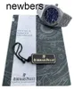 Hombres Audempigut Luxury APS Factory Watch Movimiento suizo Epic Royal Oak 26120st Double Time Blue Dial Watch con Paperzqtv