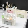 Storage Boxes Drawers Container Desktop Case Plastic Layer Display Jewelry Cosmetic Organizers Organizer Double Makeup