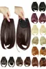 8 inch korte voorkant nette pony clip in pony pony hair extensions rechte synthetische natuurlijke menselijke haarverlenging pony6876787