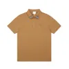 أزياء بولو مينز Teespolos مصمم عالي الجودة T Shirt Cotton T Shirt رسالة مطرزة شعار كلاسيكي ألوان صلبة Tshirt أعلى الحجم الآسيوي M-3XL