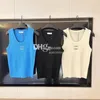 Multiple Colors Knitwear Vintage Designer Knitted Tops Tanks Fashion Crop Camis Luxury Sleeveless Tanks Vests