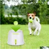 Jouets pour chiens à mâcher Afp Interactive Matic Dog Ball Launcher Tennis Lancer Hine Training Toy Pitching 3 balles incluses 210312 Drop Deliv Dhqh6